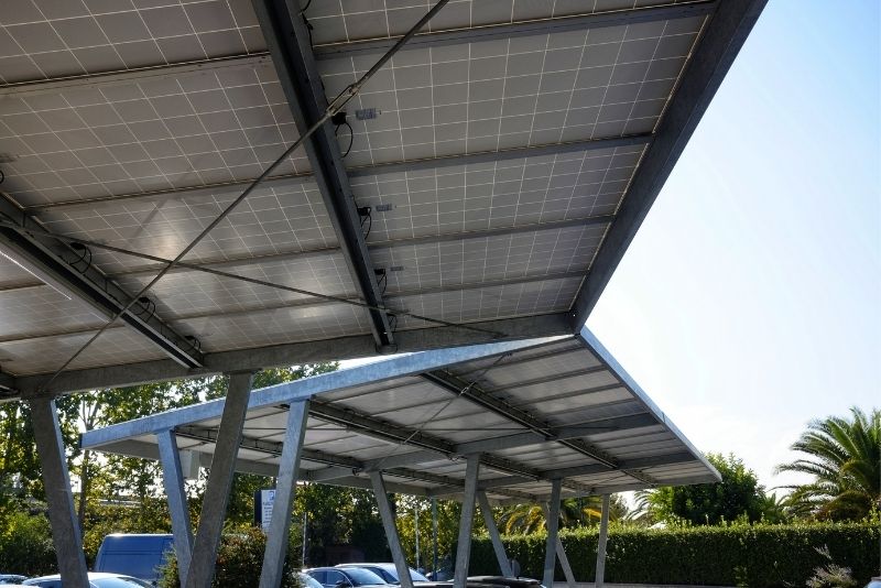 A public carport